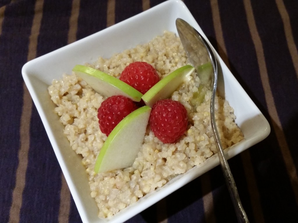 Millet-Apple Hot Cereal