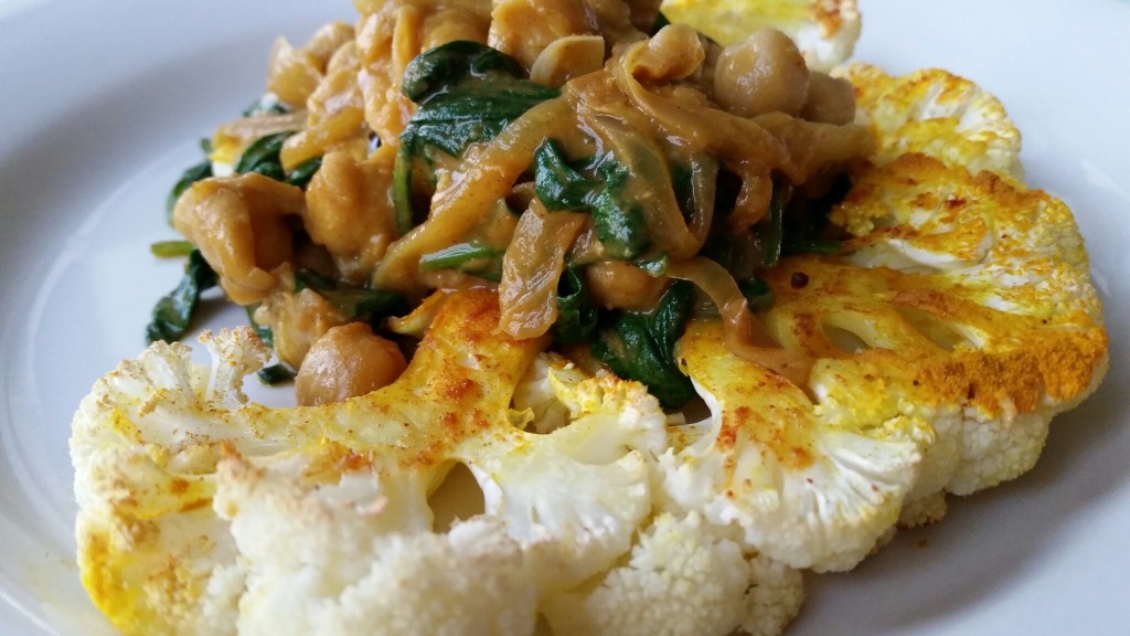 Indian Cauliflower Steaks