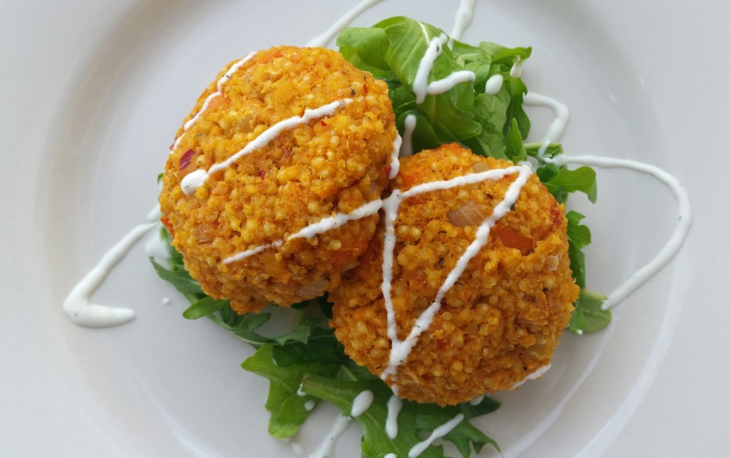 Harissa-Chickpea Cakes