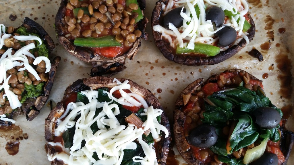 Portobello Mini Pizzas