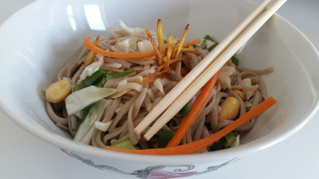 Summer Buckwheat Noodle Salad