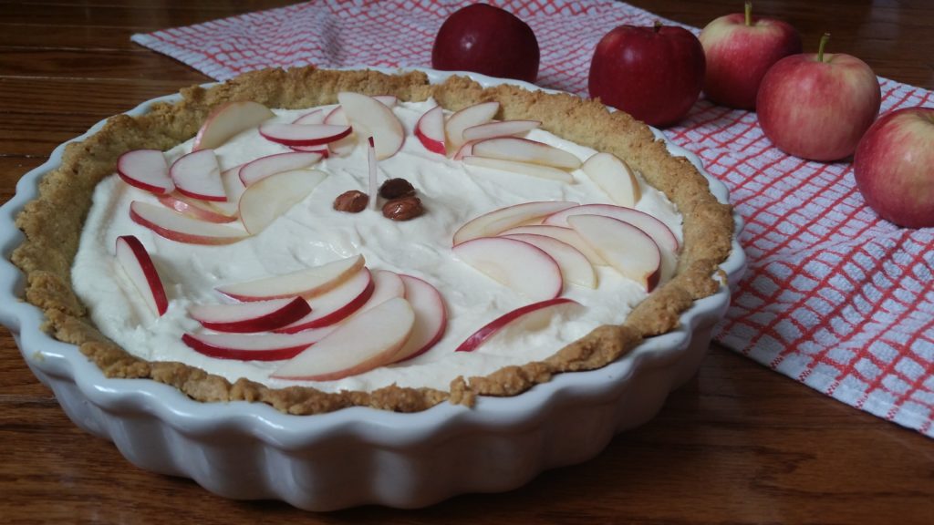 Apple-Ricotta Tart with Pumpkin Seed Crust