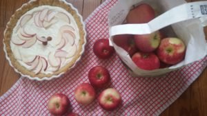 Apple-Ricotta Tart with Pumpkin Seed Crust