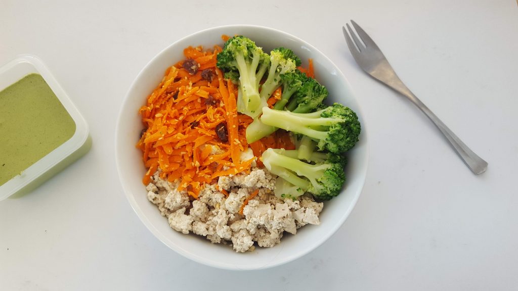 Vegan Summer Bowl with Spicy Serrano Cream