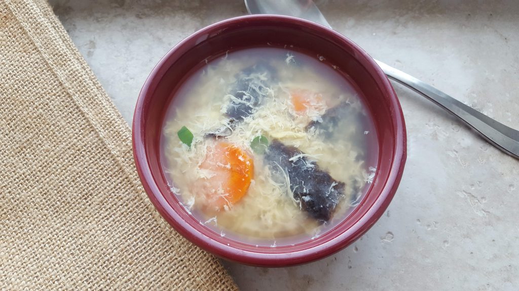 Miso Egg Drop Soup