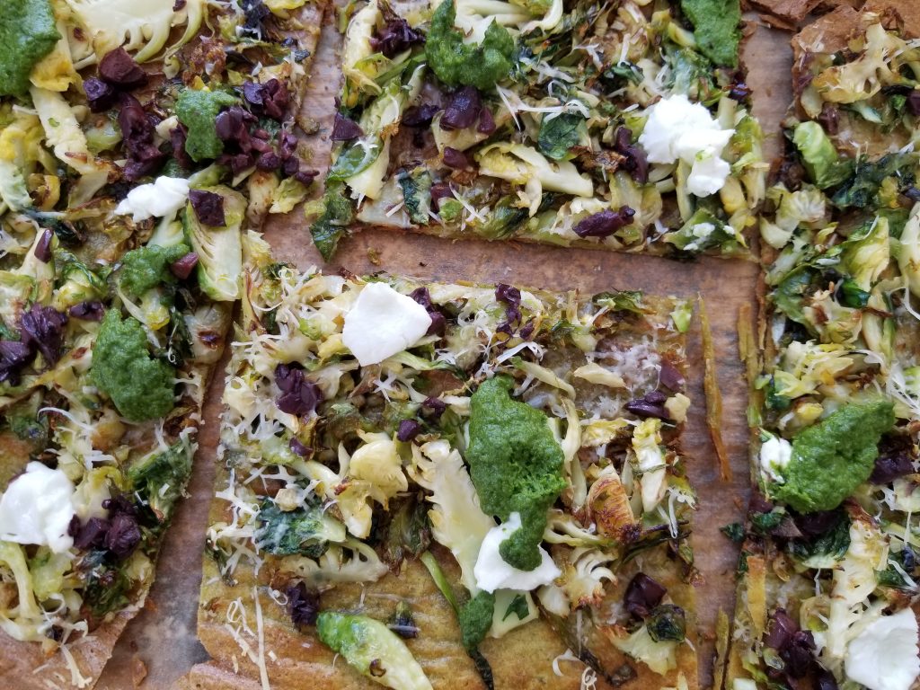 Brussels Sprout Pizza