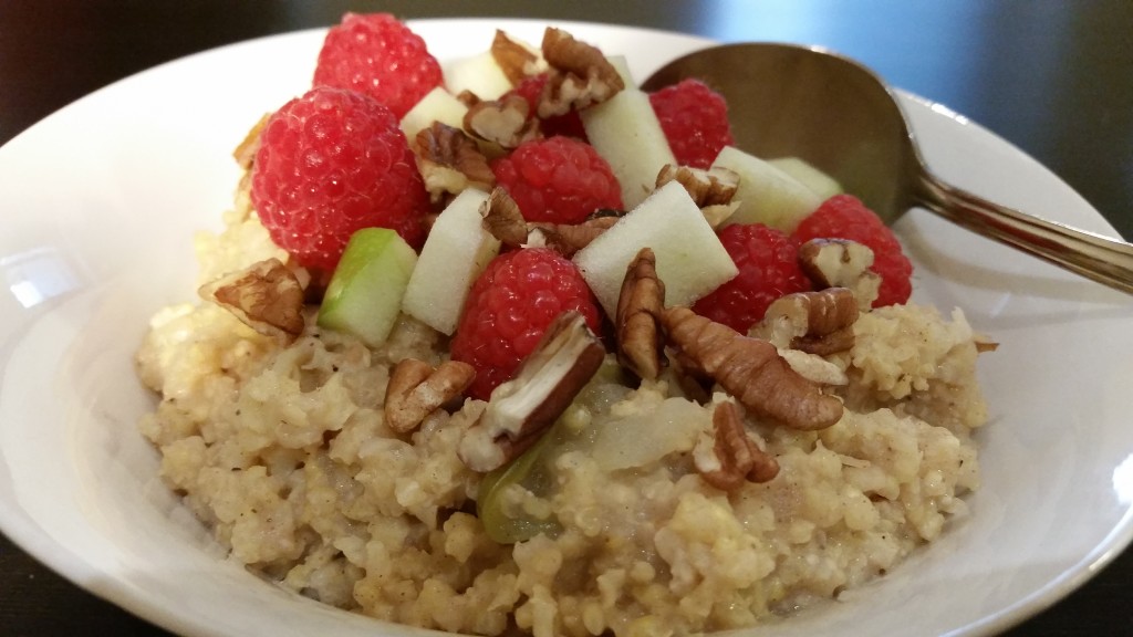 Millet-Apple Hot Cereal