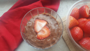 Chocolate-Teff Pudding