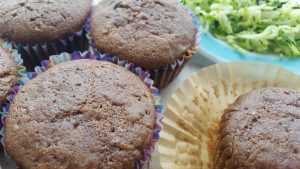 Double Chocolate Buckwheat Zucchini Muffins