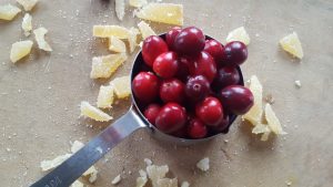 Cranberries and Ginger